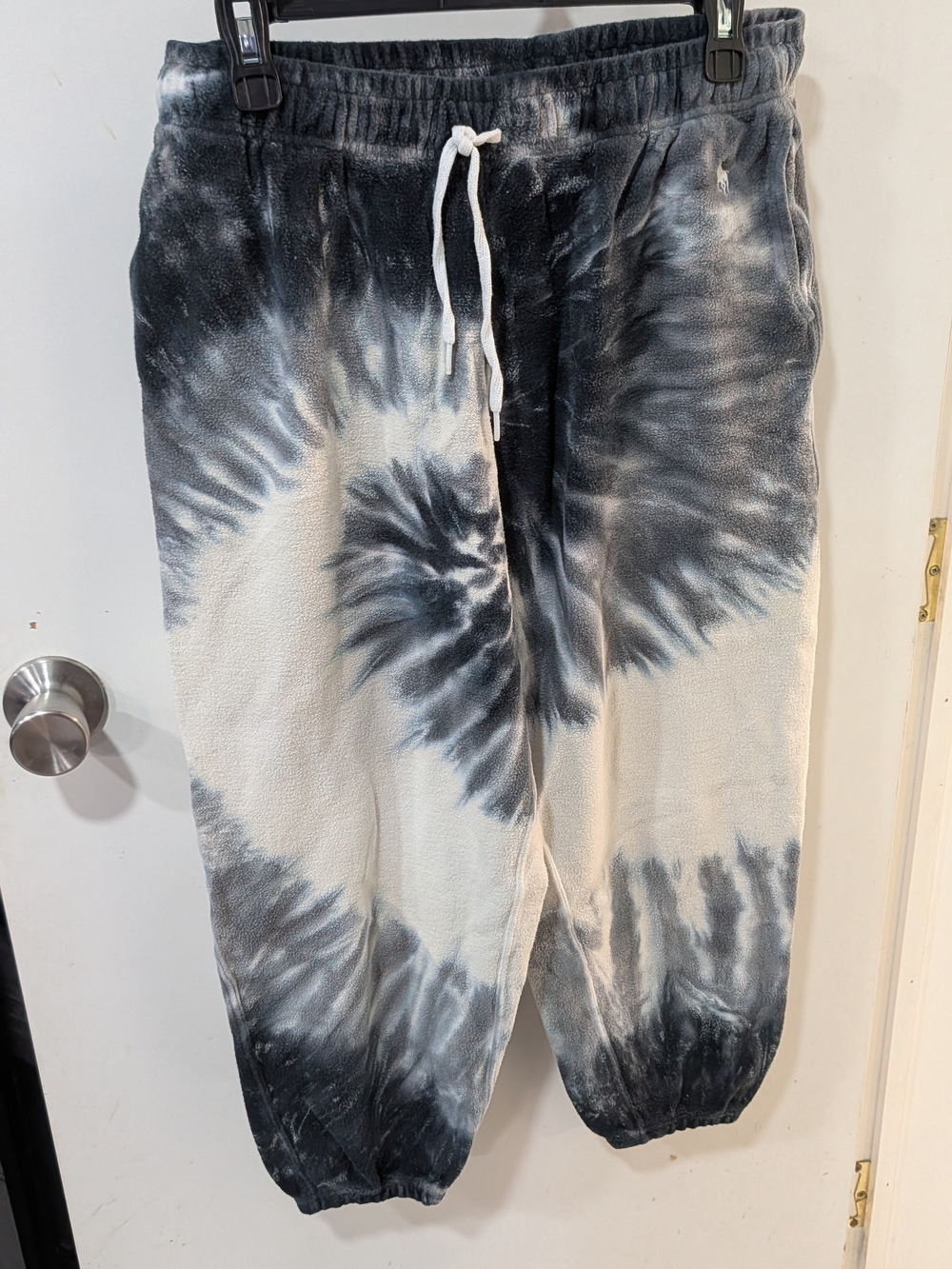 Polo by Ralph Lauren Black & White Tie-Dye Jogger Pants Kids